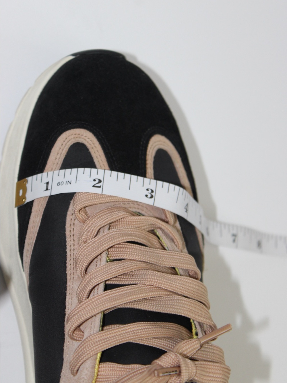 Women’s Black and Beige Fashion Sneakers - Picture 12 of 14